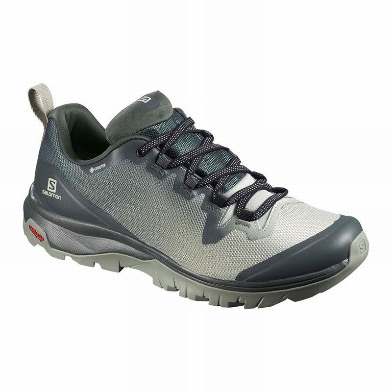Salomon Israel VAYA GORE-TEX - Womens Hiking Shoes - Grey (SBVC-74926)